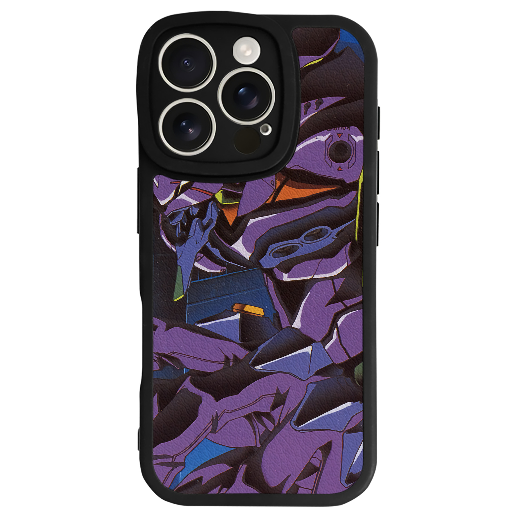 （画像用） EVA 新世紀エヴァンゲリオン 【iPhone 16シリーズ対応】シリコンスマホケース（レザー調） 材質：シリコン